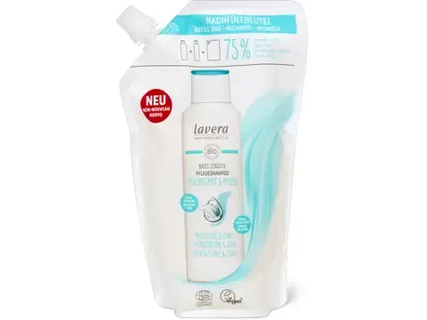Lavera · Shampoo Basis Sensitiv Hydratation &amp; Soin · cheveux normaux &amp; secs, refill, végétalien 500ml
