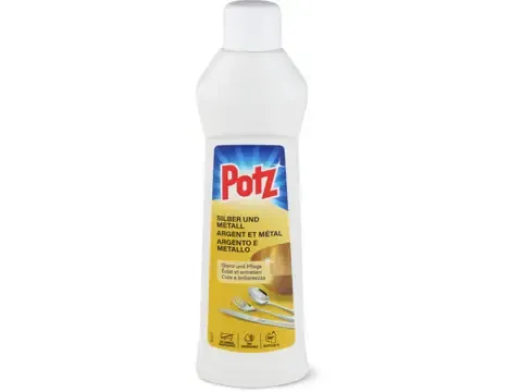 Potz · Nettoyant argent + métal 250ml