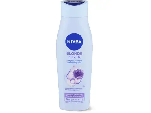 Nivea · Shampooing Blonde Silver · cheveux gris, blancs ou décolorés 250ml