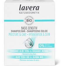 Lavera · Shampooing solide Basis Sensitiv Hydratation &amp; Soin · cheveux normaux &amp; secs, végétalien 50g