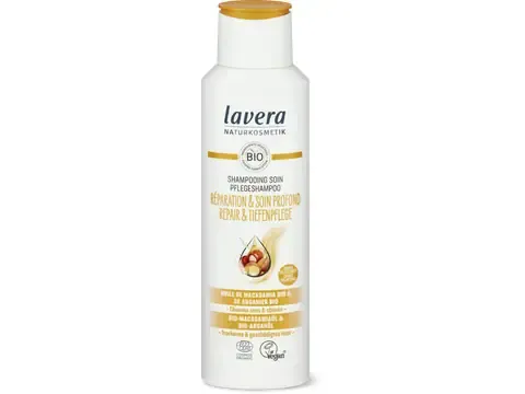 Lavera · Shampooing réparation et soin profond · cheveux secs et abîmés, végétalien 250ml
