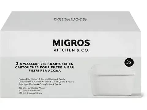Kitchen &amp; Co. · Cartouches pour filtre à eau Duo 3pces