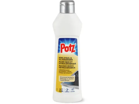 Potz · Nettoyant pour l'acier inoxydable &amp; vitrocéramique 250ml