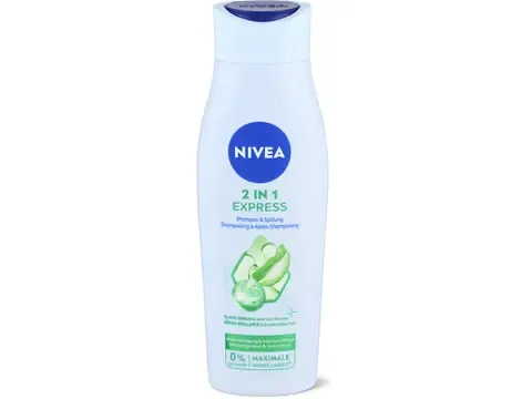 Nivea · Shampooing &amp; Après-Shampooing 2 in 1 Express · cheveux normaux 250ml