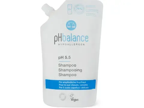 PH Balance Hypoallergen · Shampoo · cuir chevelu sensible, refill, végétalien 500ml