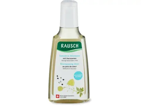 Rausch · Shampooing doux au pois de cœur · cuir chevelu sensible 200ml