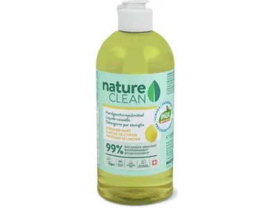 Nature Clean · Liquide vaisselle · Citron, végétalien 500ml