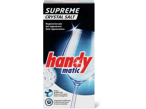Handymatic Supreme · Sel régénérant 1kg