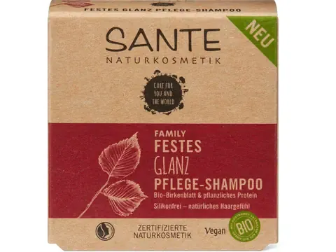 Sante · Shampooing familial solide brillance et soin 60g