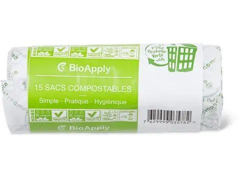 Sacs compostables · 7 litres  1pce