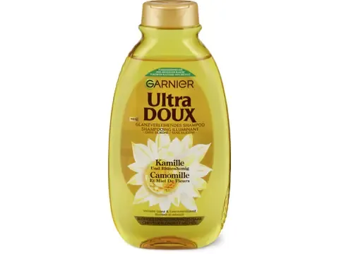 Garnier Ultra Doux · Shampooing à la camomille · cheveux blonds 300ml