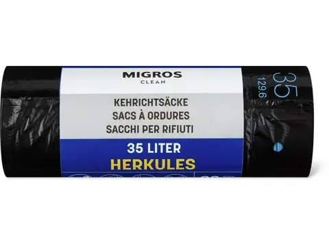 Clean · Sacs à ordures 35 l · Herkules 20pces