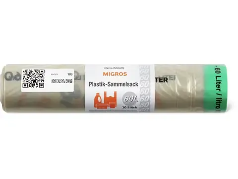 Plastik-Sammelsack 60L  10pces