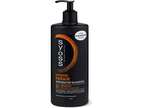 Syoss · Shampooing Intense Repair · cheveux secs et abîmés 440ml