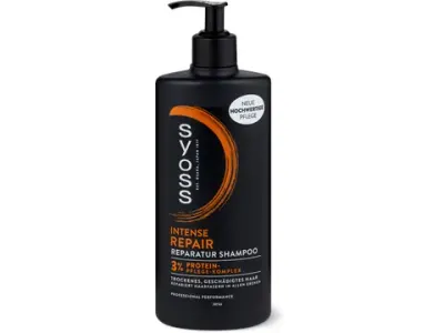 Syoss · Shampooing Intense Repair · cheveux secs et abîmés 440ml