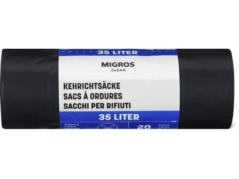 Clean · Sacs à ordures 35l 20pces