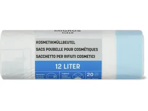 Clean · Sacs poubelle cosmétiques 12L  20pces