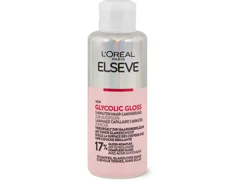 L'Oréal Paris Elseve · Sérum Glycolic Gloss · cheveux ternes, sans éclat 200ml