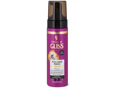 Gliss · Après-shampooing Full Hair Magic · cheveux fragilisés et cassants 200ml