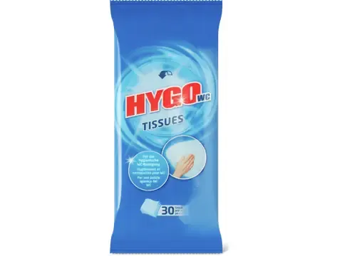 Hygo · Lingettes nettoyantes pour WC 30pces