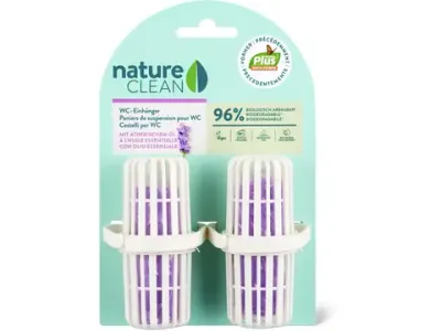 Nature Clean · Boîtier à suspendre pour WC · Lavande, végétalien 2pces