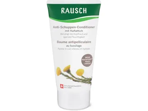 Rausch · Après-shampooing antipelliculaire au tussilage · cuir chevelu sec à tendance pelliculaire 150ml