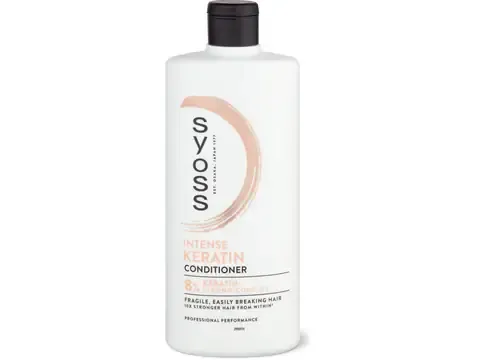 Syoss · Après-shampooing intense à la kératine · Cheveux cassants 440 ml