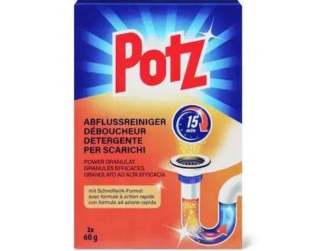Potz · Déboucheur en granulés 2pces