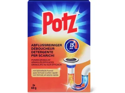 Potz · Déboucheur en granulés 2pces