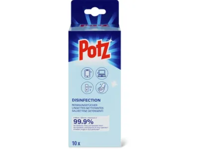 Potz · Lingettes désinfectantes 10pces