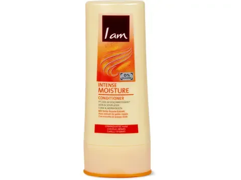 I am · Après-shampooing Intense Moisture · cheveux abîmés 1 pièce