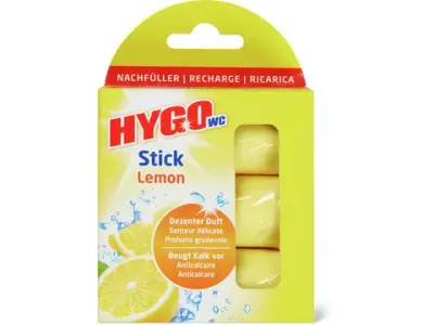Hygo · Recharge boîtier à suspendre pour WC · Citron 3pces