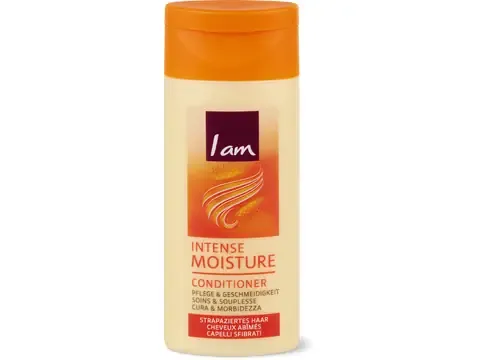 I am · Après-shampooing Intense Moisture · Format de voyage 50ml