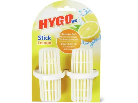 Hygo · Boîtier à suspendre pour WC · Citron 2pces