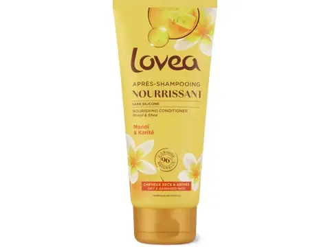 Lovea · Après-shampooing nourrissant Monoï &amp; Karité 200ml