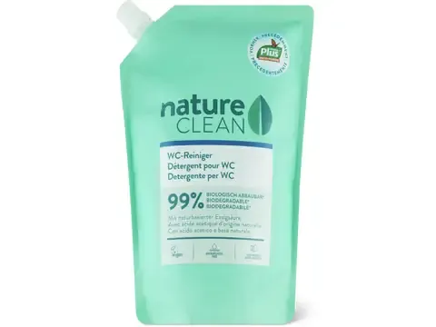 Nature Clean · Recharge de détergent pour WC · végétalien 750ml