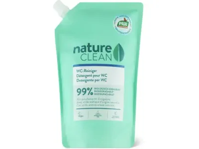 Nature Clean · Recharge de détergent pour WC · végétalien 750ml