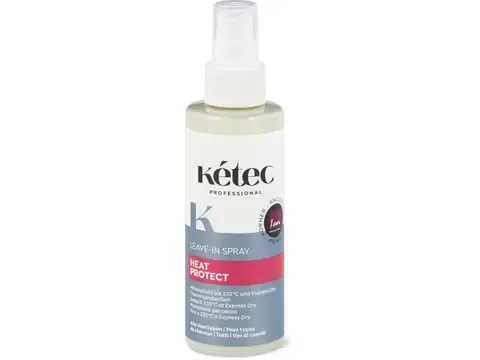 Kétec · Spray Heat Protect &amp; Express Dry · tous types de cheveux 150ml