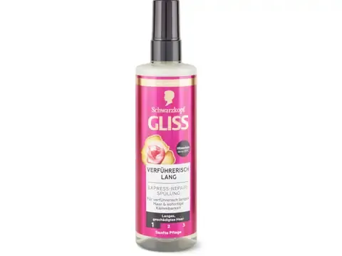 Gliss · Démêlant Express Verführerisch Lang · cheveux longs, abîmés 200 ml