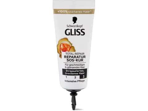 Gliss · Soin SOS Total Repair Gliss · cheveux secs et abîmés 15 ml