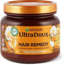 Garnier Ultra Doux · Masque à l'huile d'argan et de camélia · cheveux secs et ternes 340 ml
