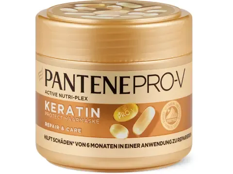 Pantene Repair &amp; Care · Masque Keratin Protect · cheveux abîmés 300 ml