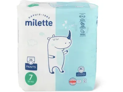 Milette Baby Care · Pants · Taille 7, 17+ kg 25pce