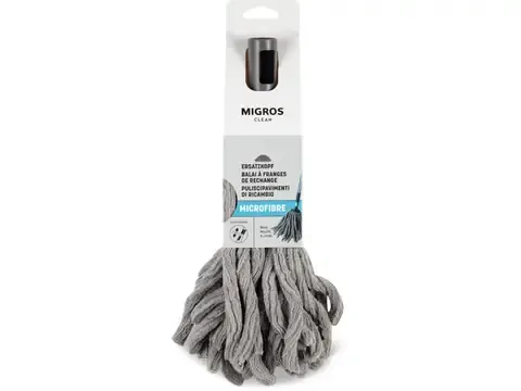 Clean · Balai à franges de rechange microfibre 1pce