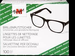 Lingettes de nettoyage pour lunettes 100pces