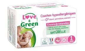 Love &amp; Green · Couches · Taille 6, 15+ kg 34pce