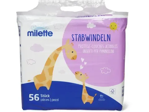 Milette · Protège-couches jetables 56pce