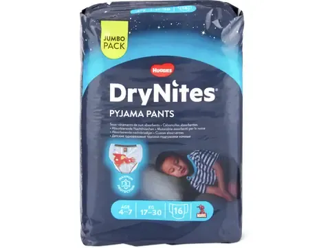 Huggies DryNites · Pyjama pants · 4-7 ans, 17-30 kg 16pce