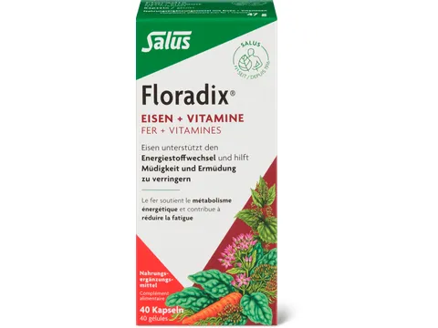 Salus Floradix · Gélules de fer 40 pièces