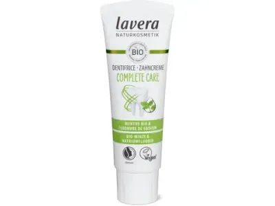 Lavera · Dentifrice Complete Care · Menthe &amp; fluorure de sodium, végétalien 75ml